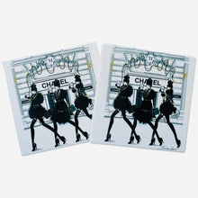 Carica l'immagine nel visualizzatore di Gallery, Sottobicchiere quadrato in ceramica alla moda -The Walk-