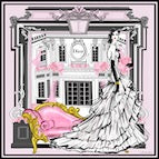 Carica l'immagine nel visualizzatore di Gallery, Sottobicchiere rotondo in ceramica fashion -Madam D-