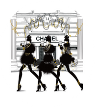 Cargar imagen en el visor de la galería, Posavasos redondo de cerámica de moda -The Walk-