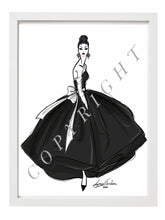 Load image into Gallery viewer, Fashion illustration fashion portraits fashion art fashion prints fashion digital fashion prints art home decor wall decor framed prints