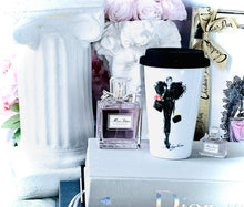 Load image into Gallery viewer, CERAMIC TRAVEL MUG with silicon lid ,personalized mug mug eco-friendly microwaves dishwasher free,travel mug,travel mug gift fashion mug