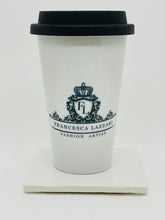 Load image into Gallery viewer, CERAMIC TRAVEL MUG with Silicon lid , personalized mug Mug eco-friendly microwaves dishwasher free,Fashion mug fashion mug