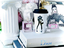 Load image into Gallery viewer, CERAMIC TRAVEL MUG personalized mug with silicon lid ,mug eco-friendly microwaves dishwasher free,travel mug,travel mug gift fashion mug